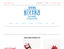 Tablet Screenshot of irvingrivers.com